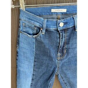 PACSUN High Rise Two Toned Stretchy Jegging Jeans Size 24 S (Bx 19)
